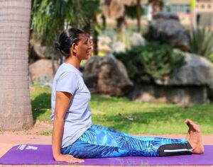 Dandasana Staff Stick Pose Yoga